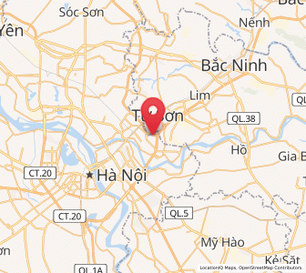 Map of Phù Ninh, Hanoi