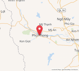 Map of Phú Phong, Bình Định