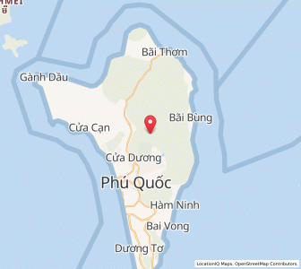 Map of Phú Quốc, Kiến Giang