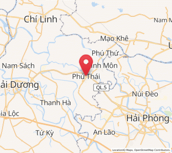 Map of Phú Thái, Hải Dương