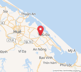 Map of Phú Vang, Thừa Thiên-Huế