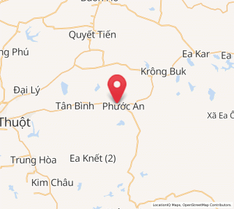 Map of Phước An, Đắk Lắk
