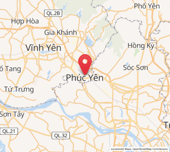 Map of Phúc Yên, Vĩnh Phúc