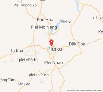 Map of Pleiku, Gia Lai