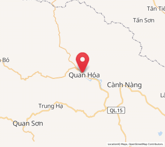 Map of Quan Hóa, Thanh Hóa