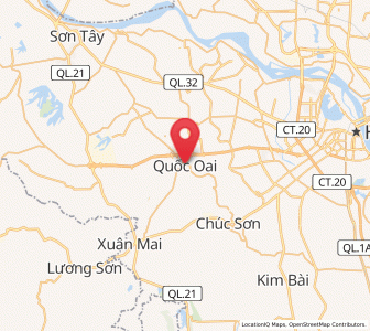 Map of Quốc Oai, Hanoi