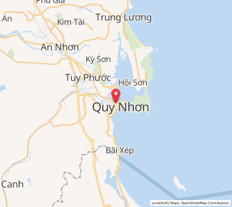 Map of Qui Nhon, Bình Định