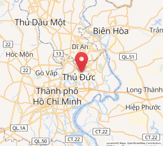 Map of Quận Chín, Ho Chi Minh