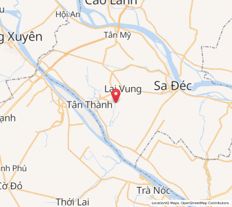 Map of Quận Đức Thành, Đồng Tháp