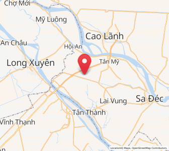 Map of Quận Lấp Vò, Đồng Tháp