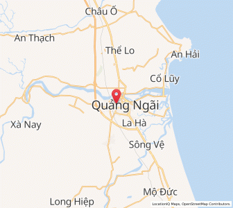 Map of Quảng Ngãi, Quảng Ngãi Province