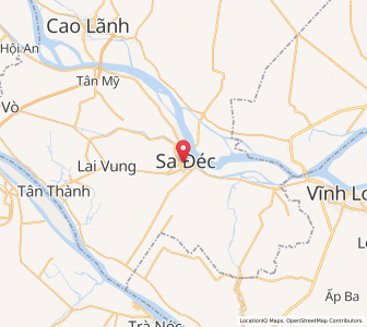 Map of Sa Dec, Đồng Tháp