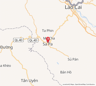Map of Sa Pa, Lào Cai