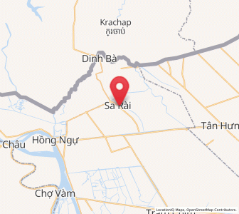Map of Sa Rài, Đồng Tháp