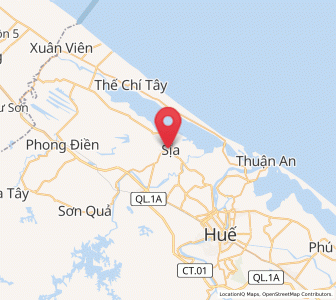 Map of Sịa, Thừa Thiên-Huế