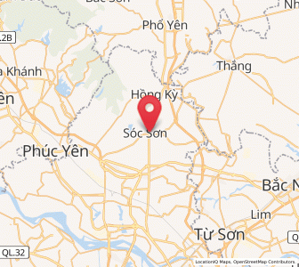 Map of Sóc Sơn, Hanoi