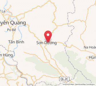 Map of Sơn Dương, Tuyên Quang