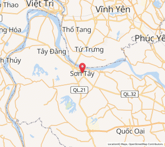 Map of Sơn Tây, Hanoi