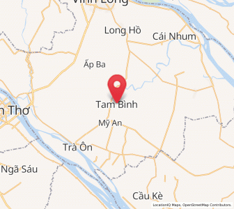 Map of Tam Bình, Vĩnh Long