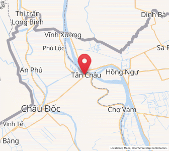 Map of Tân Châu, An Giang