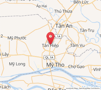 Map of Tân Hiệp, Tiền Giang