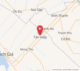Map of Tân Hiệp, Kiến Giang