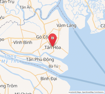 Map of Tân Hòa, Tiền Giang