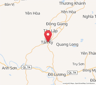 Map of Tân Kỳ, Nghệ An