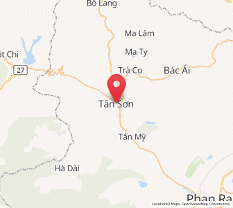 Map of Tân Sơn, Ninh Thuận