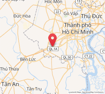 Map of Tân Túc, Ho Chi Minh