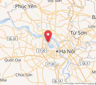 Map of Tây Hồ, Hanoi