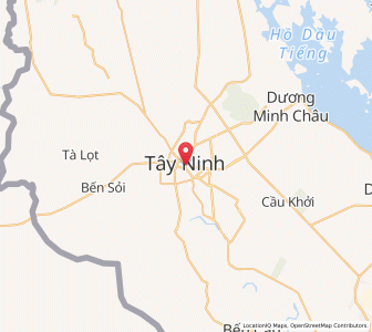 Map of Tây Ninh, Tây Ninh Province