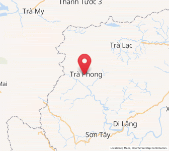 Map of Tây Trà, Quảng Ngãi Province