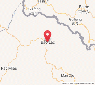 Map of Thị Trấn Bảo Lạc, Cao Bằng