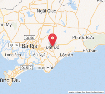 Map of Thị Trấn Đất Đỏ, Bà Rịa-Vũng Tàu