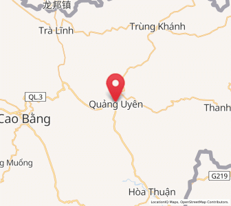 Map of Thị Trấn Quảng Uyên, Cao Bằng