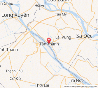 Map of Thị Trấn Tân Thành, Đồng Tháp
