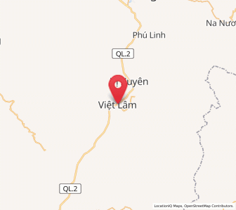 Map of Thị Trấn Việt Lâm, Hà Giang