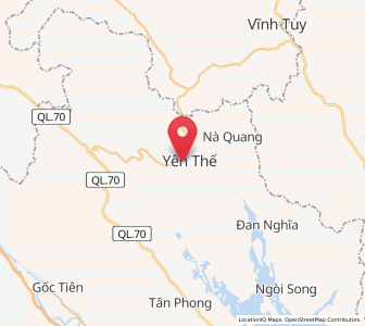 Map of Thị Trấn Yên Thế, Yên Bái