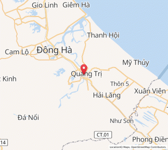 Map of thị xã Quảng Trị, Quảng Trị