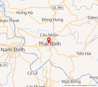 Map of Thái Bình, Thái Bình