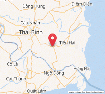 Map of Thanh Nê, Thái Bình
