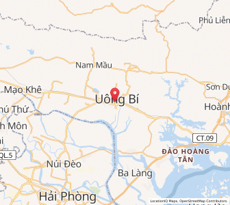 Map of Thành Phố Uông Bí, Quảng Ninh