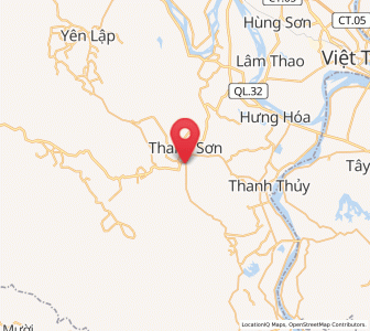 Map of Thanh Sơn, Phú Thọ