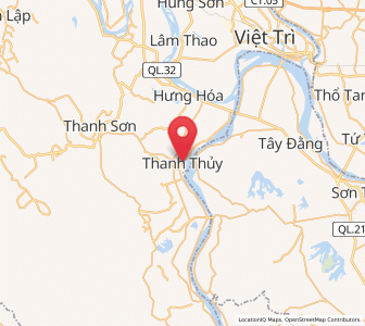 Map of Thanh Thủy, Phú Thọ