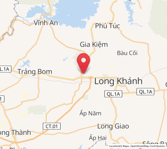 Map of Thống Nhất, Đồng Nai