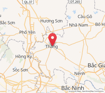 Map of Thắng, Bắc Giang