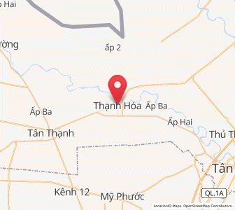 Map of Thạnh Hóa, Long An