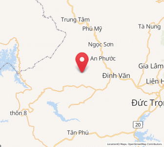 Map of Thôn Phúc Tân, Lâm Đồng