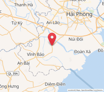 Map of Tiên Lãng, Haiphong